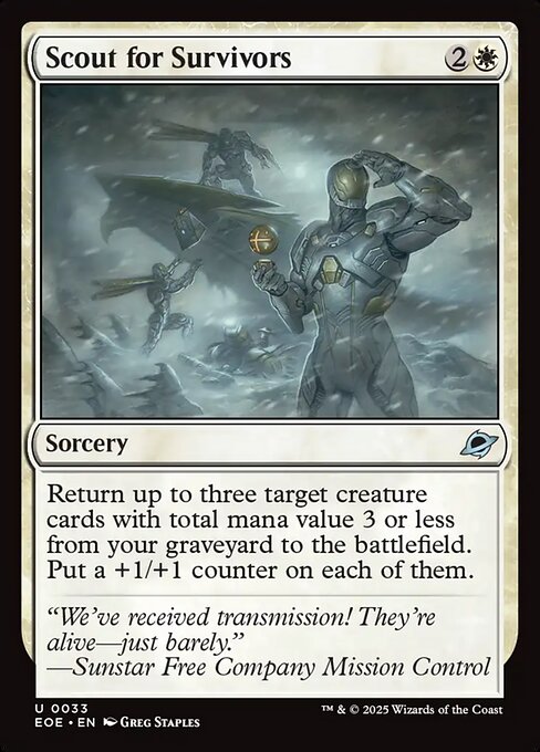 MTG Scout for Survivors EOE 033 Regular Foil