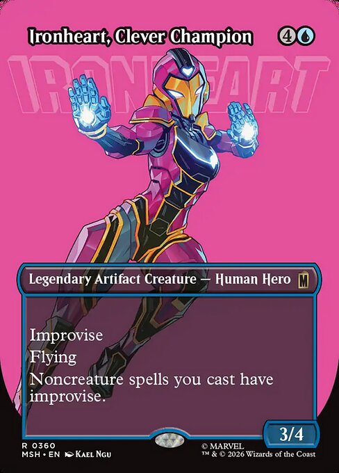 MTG Ironheart, Clever Champion MSH 360 Borderless Scene Foil