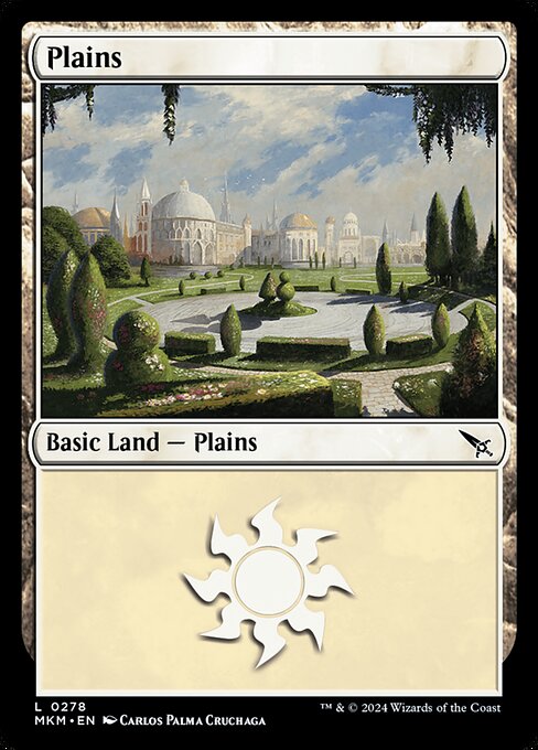 MTG Plains MKM 278 Regular Foil