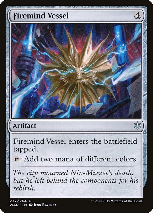MTG Firemind Vessel WAR 237 Standard Foil front