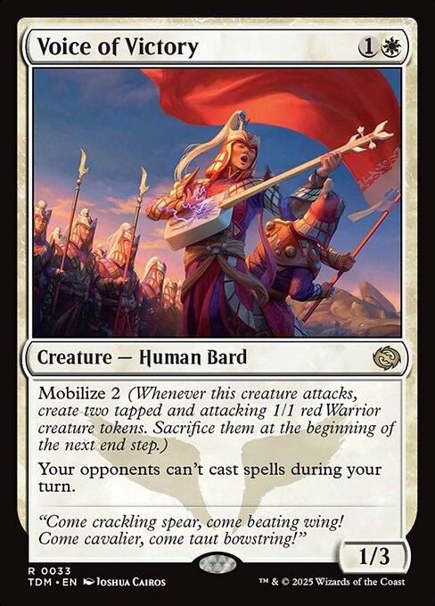 MTG Voice of Victory TDM 033 Regular Nonfoil