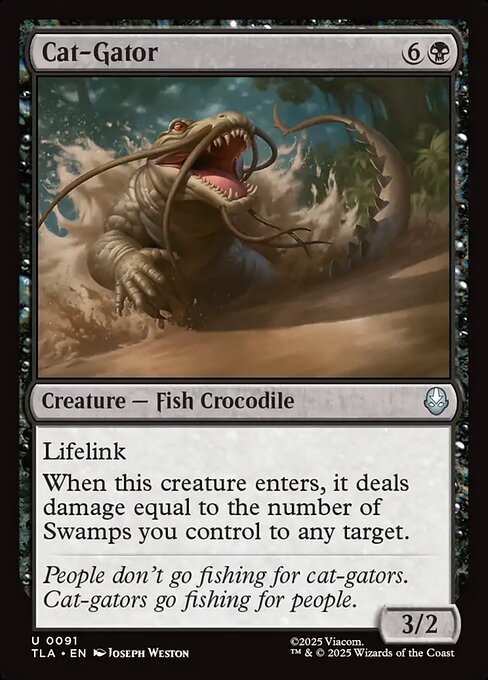 MTG Cat-Gator TLA 091 Regular Foil