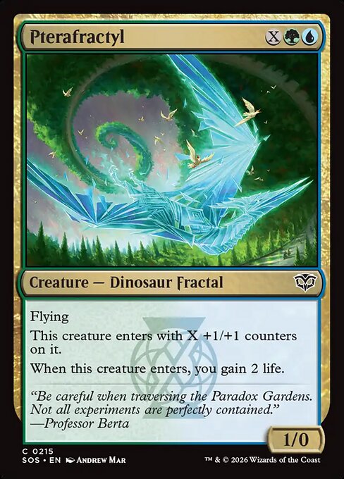 MTG Pterafractyl SOS 215 Regular Nonfoil