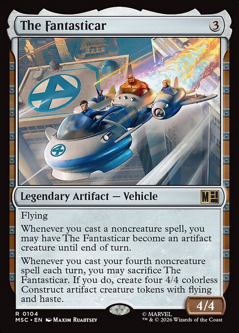 MTG The Fantasticar MSC 104 Regular Nonfoil
