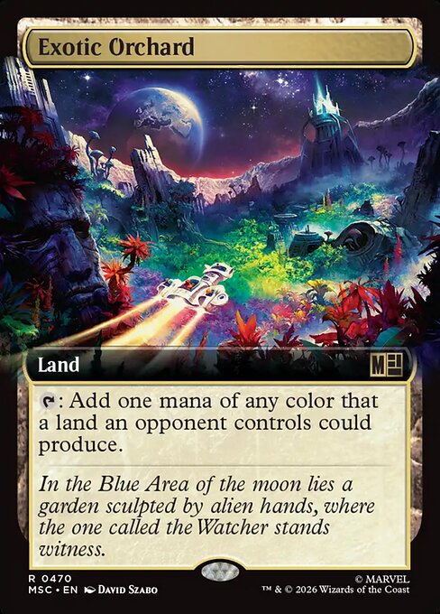 MTG Exotic Orchard MSC 470 Extended Art Nonfoil