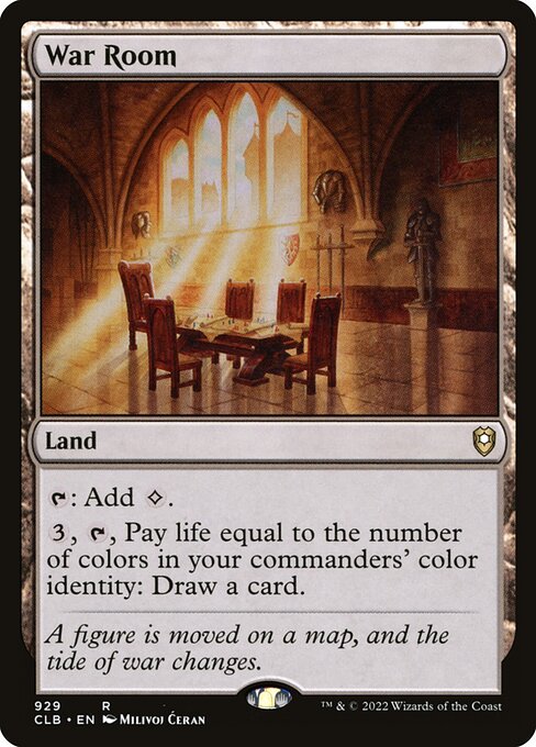 MTG War Room CLB 929 Commander Deck Nonfoil