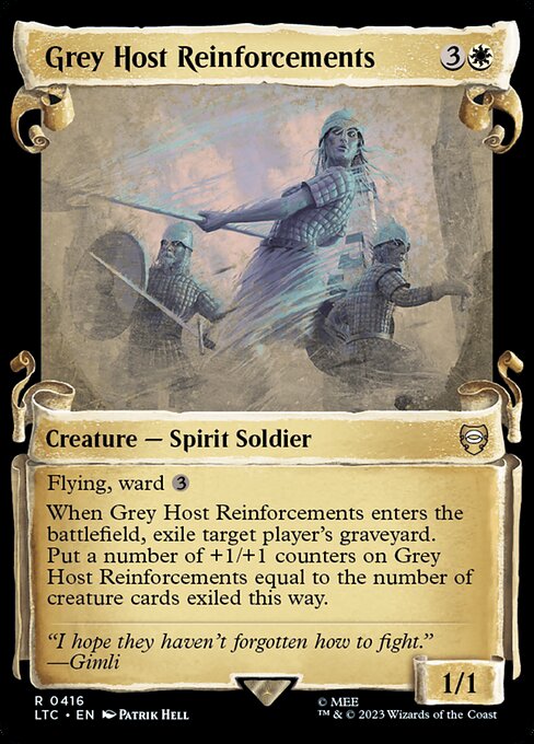 MTG Grey Host Reinforcements LTC 416 Alternate Art Nonfoil