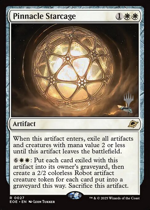 MTG Pinnacle Starcage PEOE 027p Promo Pack Foil