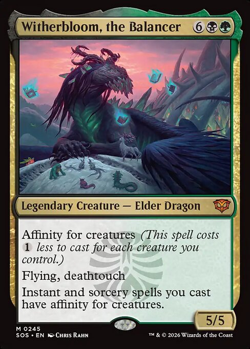 MTG Witherbloom, the Balancer SOS 245 Regular Foil