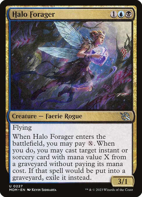 MTG Halo Forager MOM 227 Regular Nonfoil