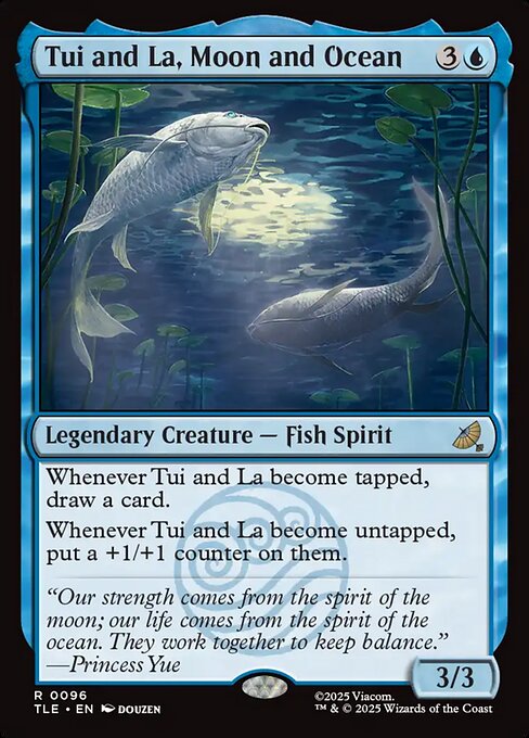 MTG Tui and La, Moon and Ocean [TLE 096] Nonfoil