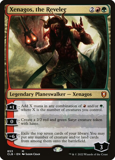 MTG Xenagos, the Reveler CLB 853 Commander Deck Nonfoil