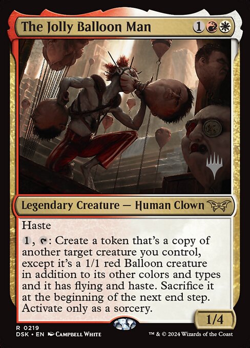 MTG The Jolly Balloon Man PDSK 219p Promo Pack Nonfoil