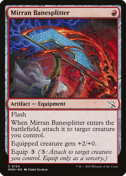 MTG Mirran Banesplitter MOM 154 Regular Foil