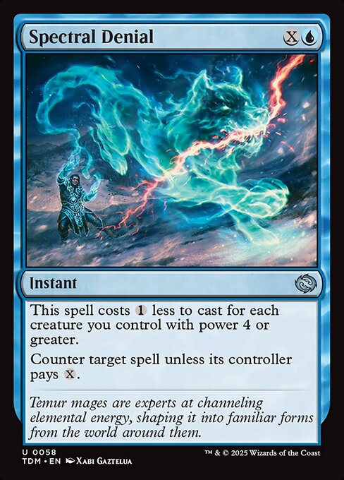 MTG Spectral Denial TDM 058 Regular Nonfoil