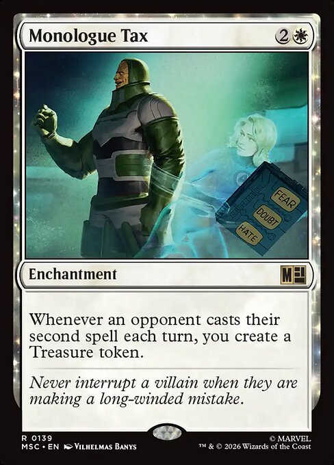 MTG Monologue Tax MSC 139 Regular Nonfoil