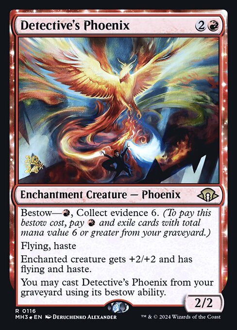 MTG Detective's Phoenix PMH3 116s Prerelease Foil