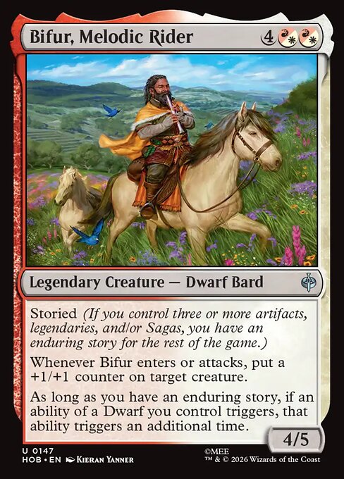 MTG Bifur, Melodic Rider HOB 147 Regular Nonfoil