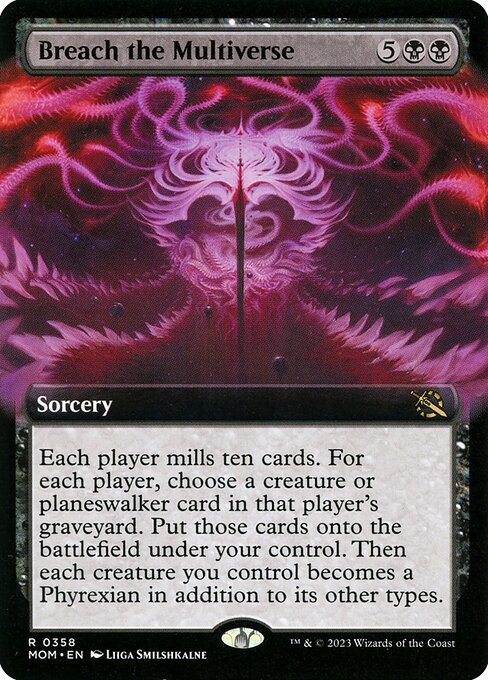 MTG Breach the Multiverse MOM 358 Extended Art Foil