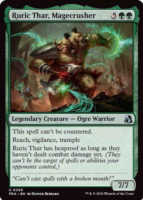 MTG Ruric Thar, Magecrusher FRA 265 Standard Foil front