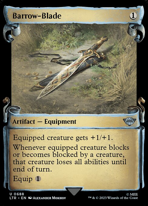 MTG Barrow-Blade LTR 688 Showcase Scrolls of Middle-earth Nonfoil