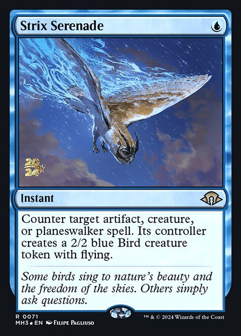 MTG Strix Serenade PMH3 071s Prerelease Foil