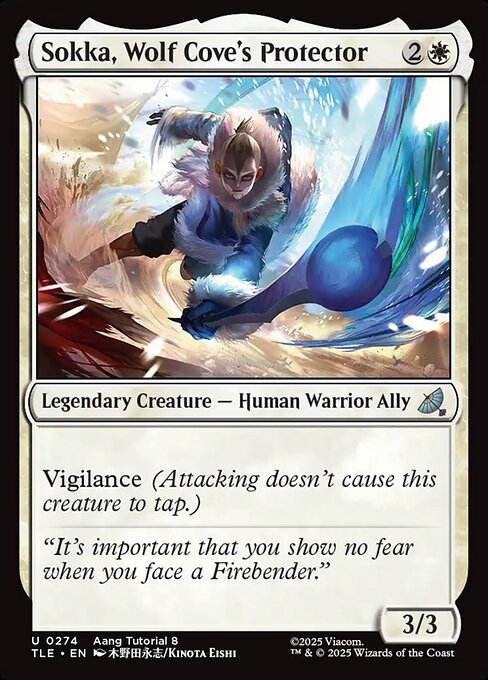 MTG Sokka, Wolf Cove's Protector [TLE 274] Nonfoil