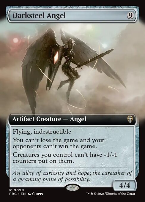 MTG Darksteel Angel FRC 098 Extended Art Nonfoil front