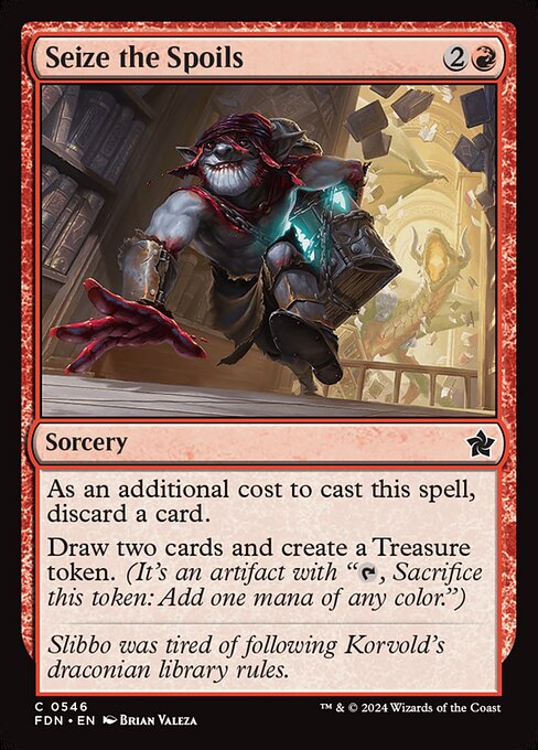 MTG Seize the Spoils FDN 546 Beginner Box Nonfoil