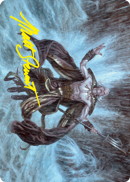 MTG Runo Stromkirk AVOW 066 Art Card Gold Stamped Signature front