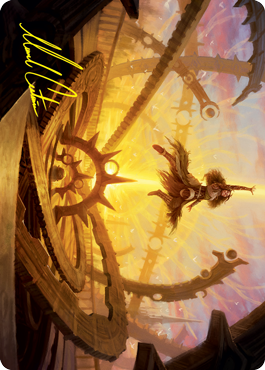 MTG Katilda's Rising Dawn AVOW 015 Art Card Gold Stamped Signature front
