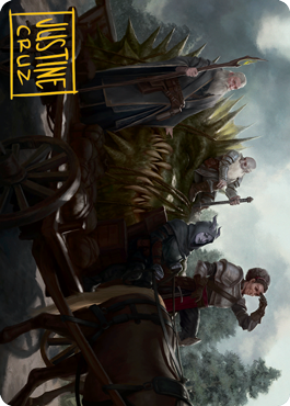 MTG Grim Bounty AAFR 072 Art Card Gold Stamped Signature