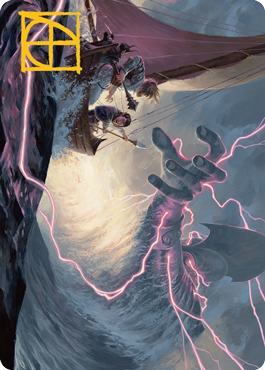 MTG Hall of Storm Giants AAFR 054 Art Card Gold Stamped Signature