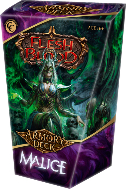 Flesh and Blood Armory Deck Malice product box