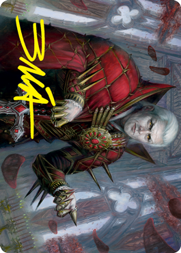 MTG Edgar, Charmed Groom AVOW 059 Art Card Gold Stamped Signature front