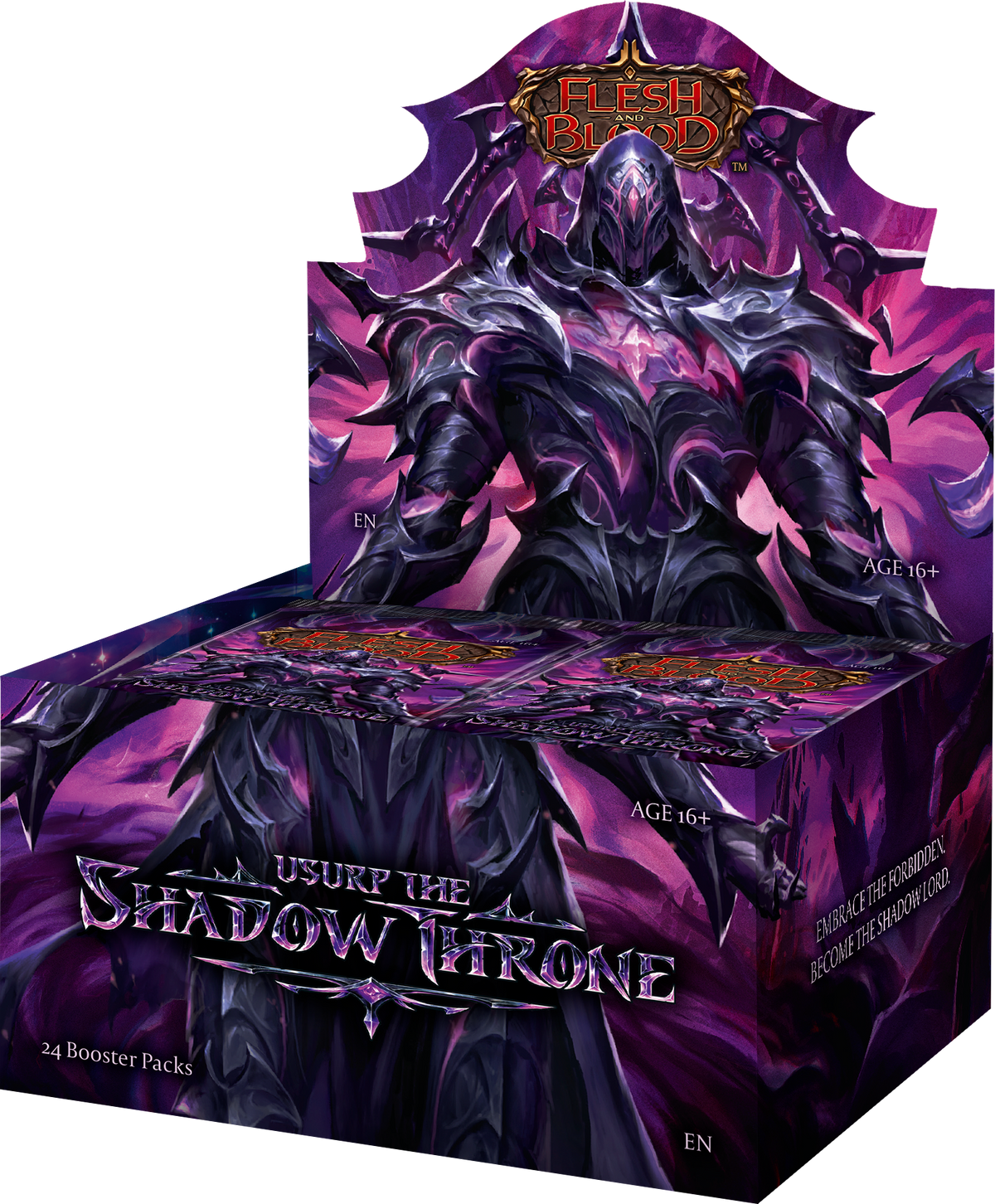 Usurp the Shadow Throne Flesh and Blood booster display