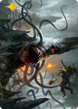 MTG Lurking Roper AAFR 025 Art Card Gold Stamped Signature