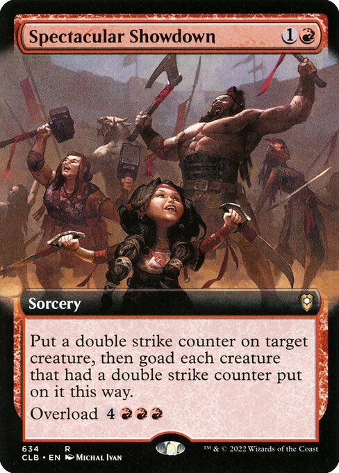 MTG Spectacular Showdown CLB 634 Extended Art Nonfoil