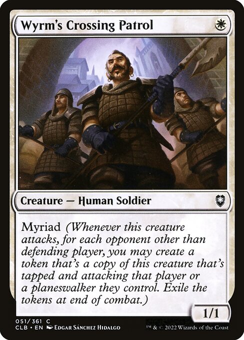 MTG Wyrm's Crossing Patrol CLB 051 Regular Nonfoil