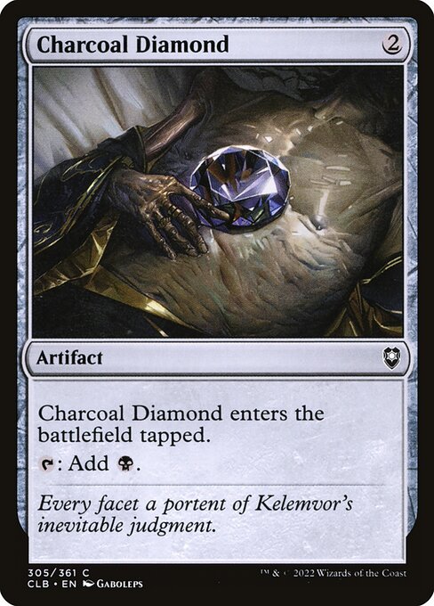 MTG Charcoal Diamond CLB 305 Regular Foil