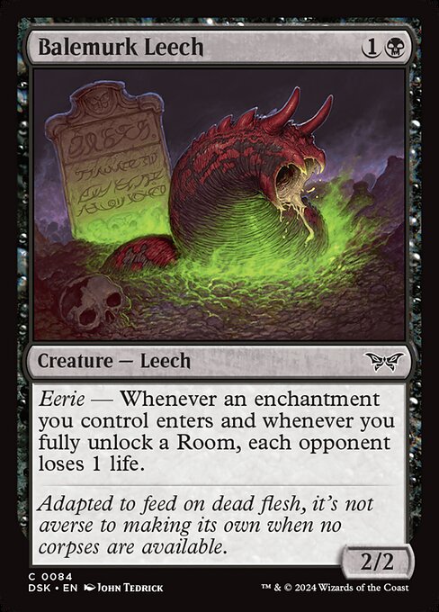 MTG Balemurk Leech DSK 084 Regular Nonfoil
