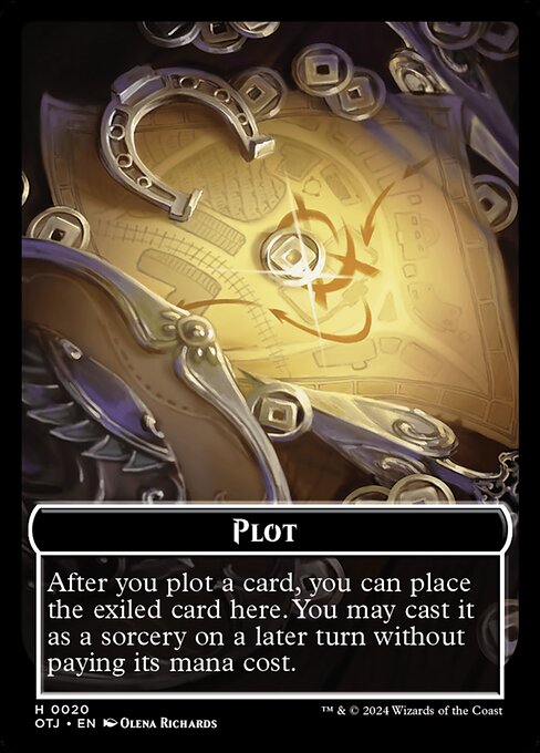 MTG Plot Token OTJ 020 Token Nonfoil