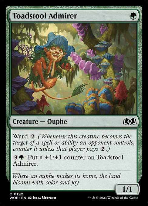 MTG Toadstool Admirer WOE 192 Regular Nonfoil