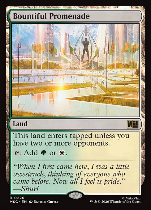 MTG Bountiful Promenade MSC 226 Regular Surge Foil