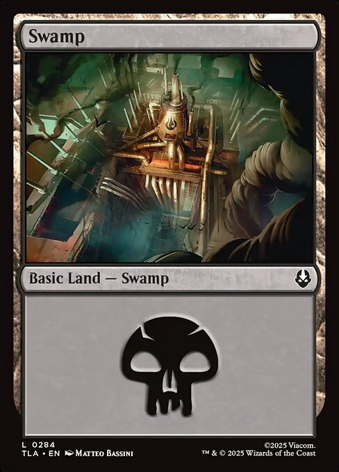 MTG Swamp TLA 284 Regular Foil