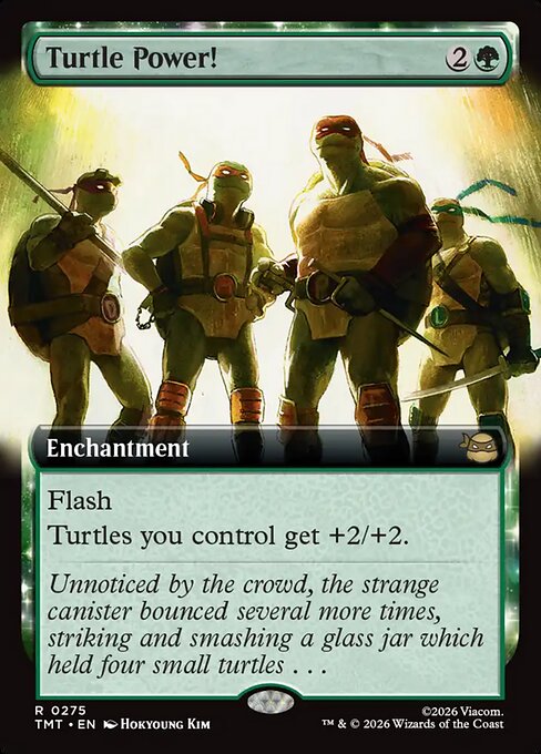 MTG Turtle Power! TMT 275 Extended Art Foil