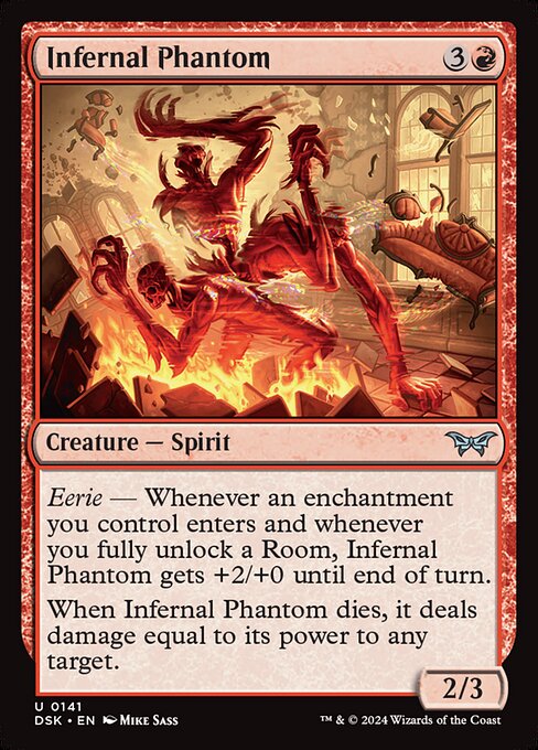 MTG Infernal Phantom DSK 141 Regular Foil