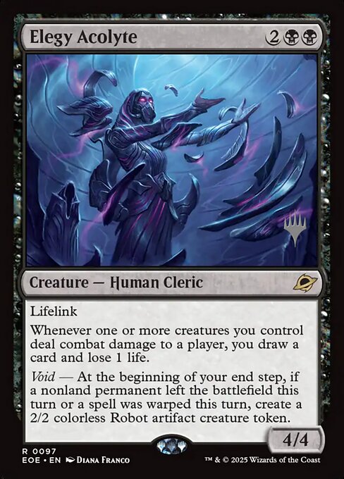 MTG Elegy Acolyte PEOE 097p Promo Pack Foil