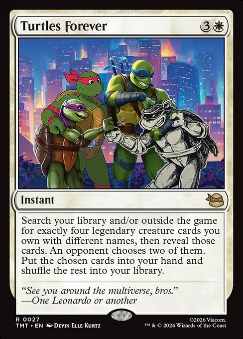 MTG Turtles Forever TMT 027 Regular Foil