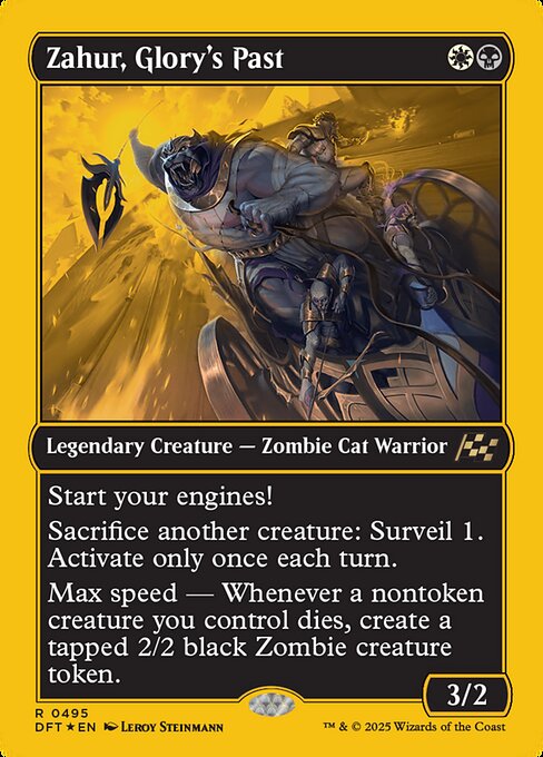 MTG Zahur, Glory's Past DFT 495 Regular First-Place Foil